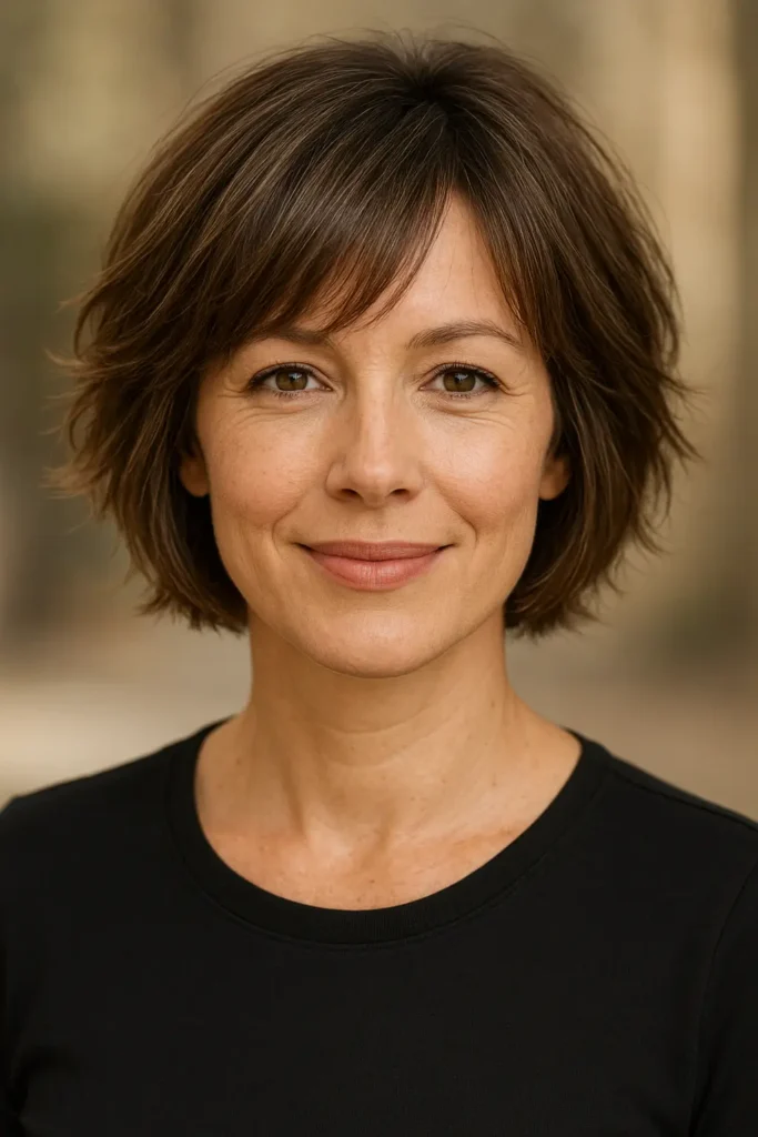 The Textured Choppy Bob