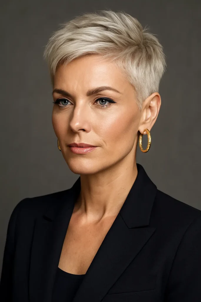 The Modern Platinum Pixie