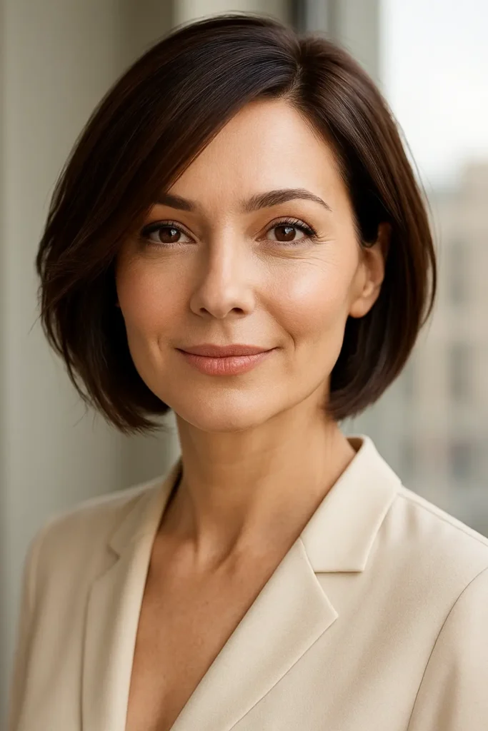 The Sleek Chin-Length Bob