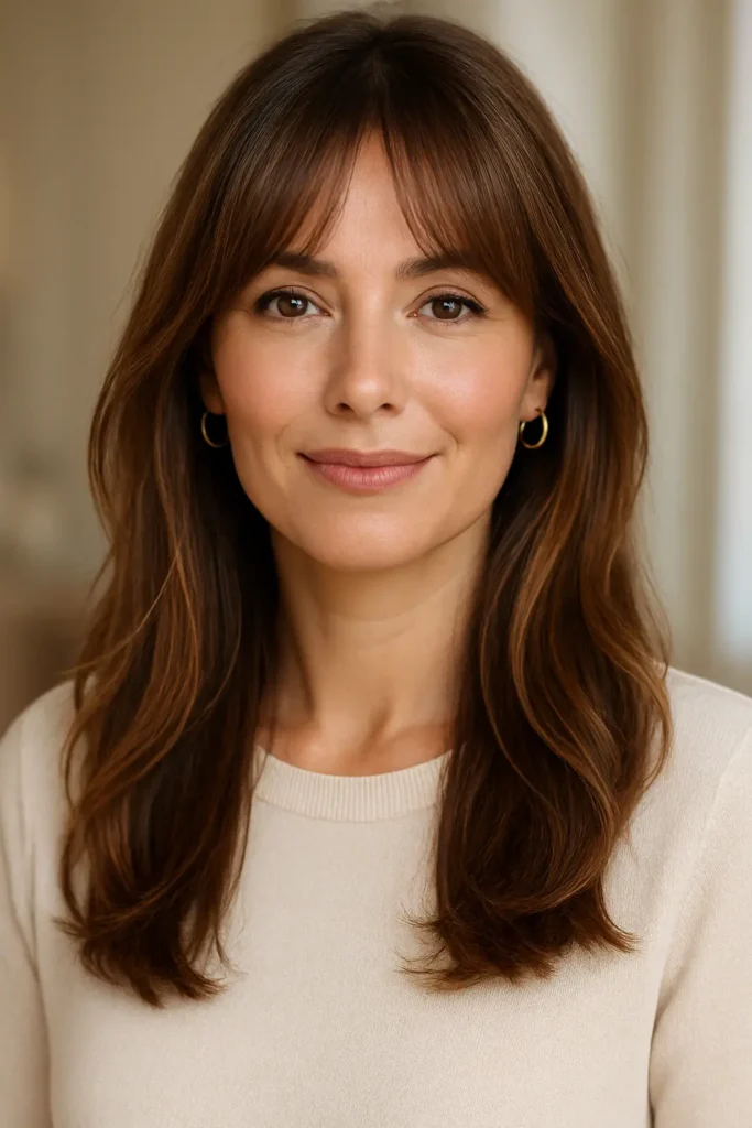 The Face-Framing Curtain Bang Lob